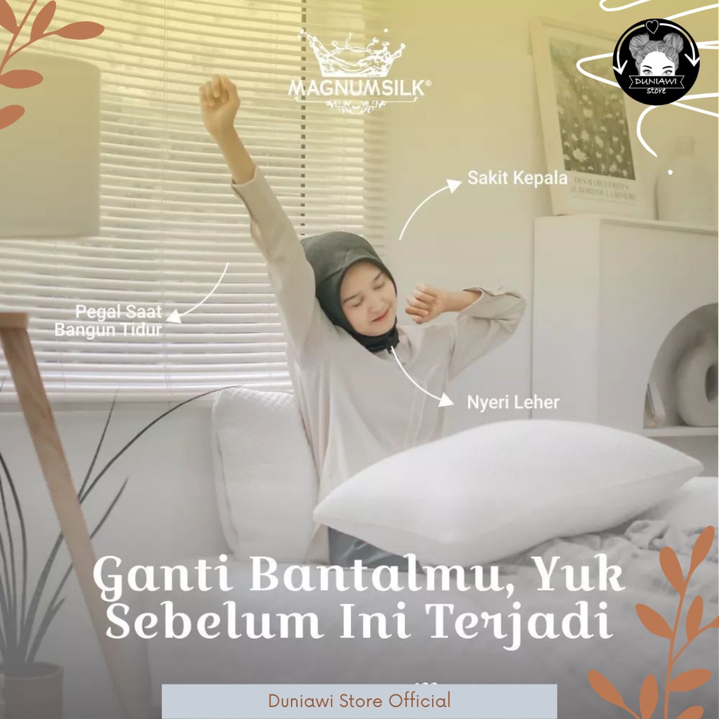 BANTAL GULING HOTEL MAGNUM SILK KING JUMBO 1200 GRAM | BANTAL TIDUR KAIN SUTERA LEMBUT 100% EXCLUSIVE