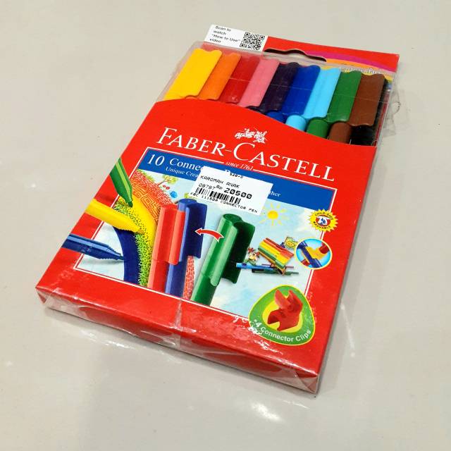 

Connector pen/pensil konektor Faber-castell 10 warna