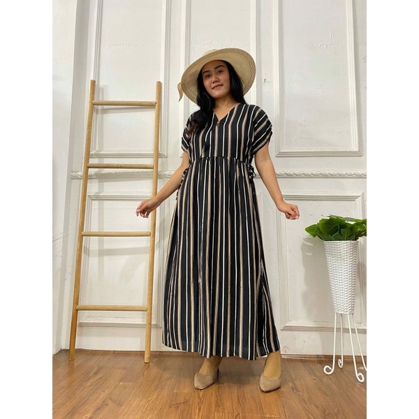 Daster Kimono Rayon - Long Daster Rayon Premium - Daster Busui - Daster Jumbo Ld 120cm