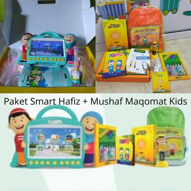 [Ready] Paket Promo Smart hafiz versi 5 + Mushaf Maqomat for Kids sudah include free Tas mmkids
