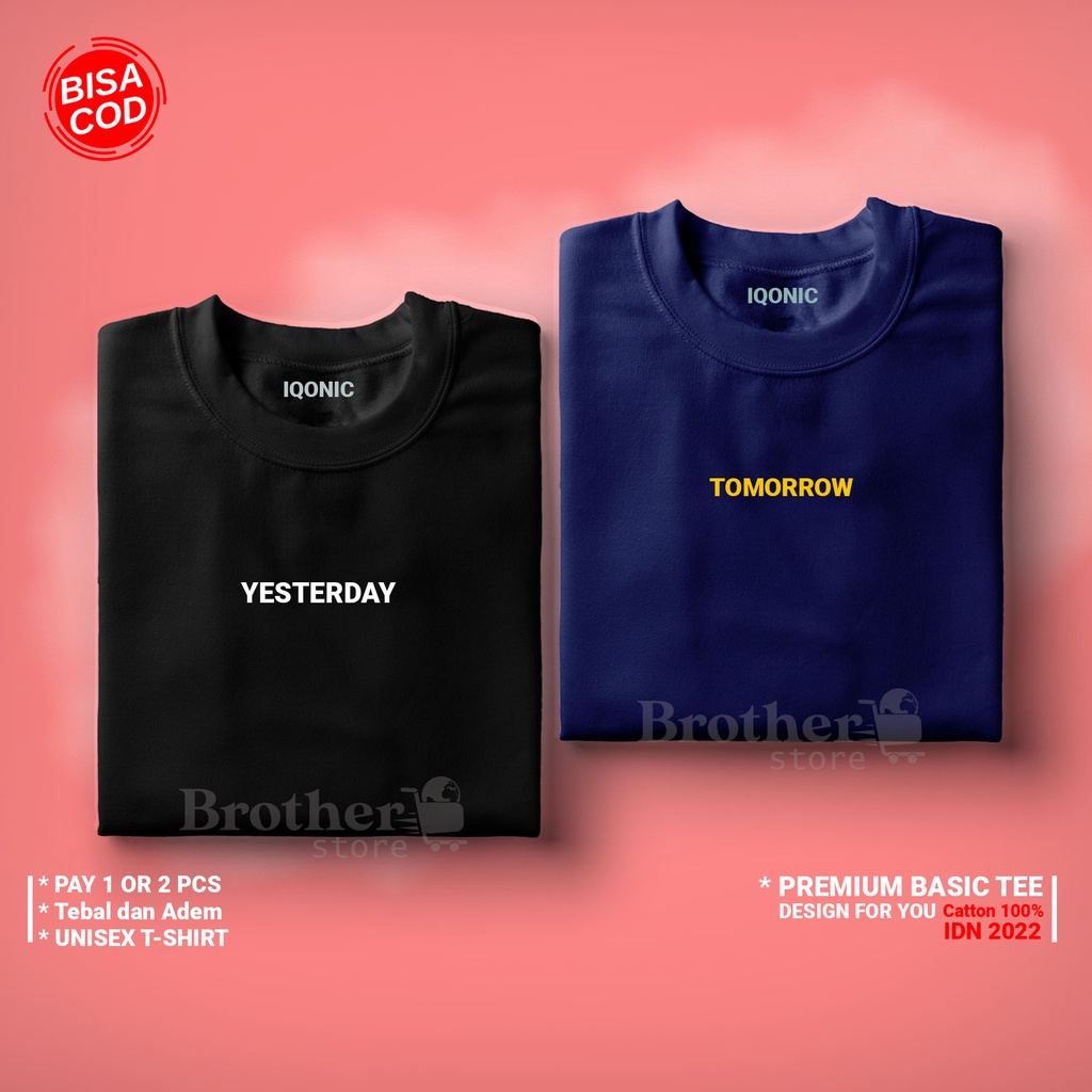 ( PROMO COD ) BROTHER STORE / Kaos Distro Pria / Kaos Distro100% Catoon Combed 24s / ArticelCYTM