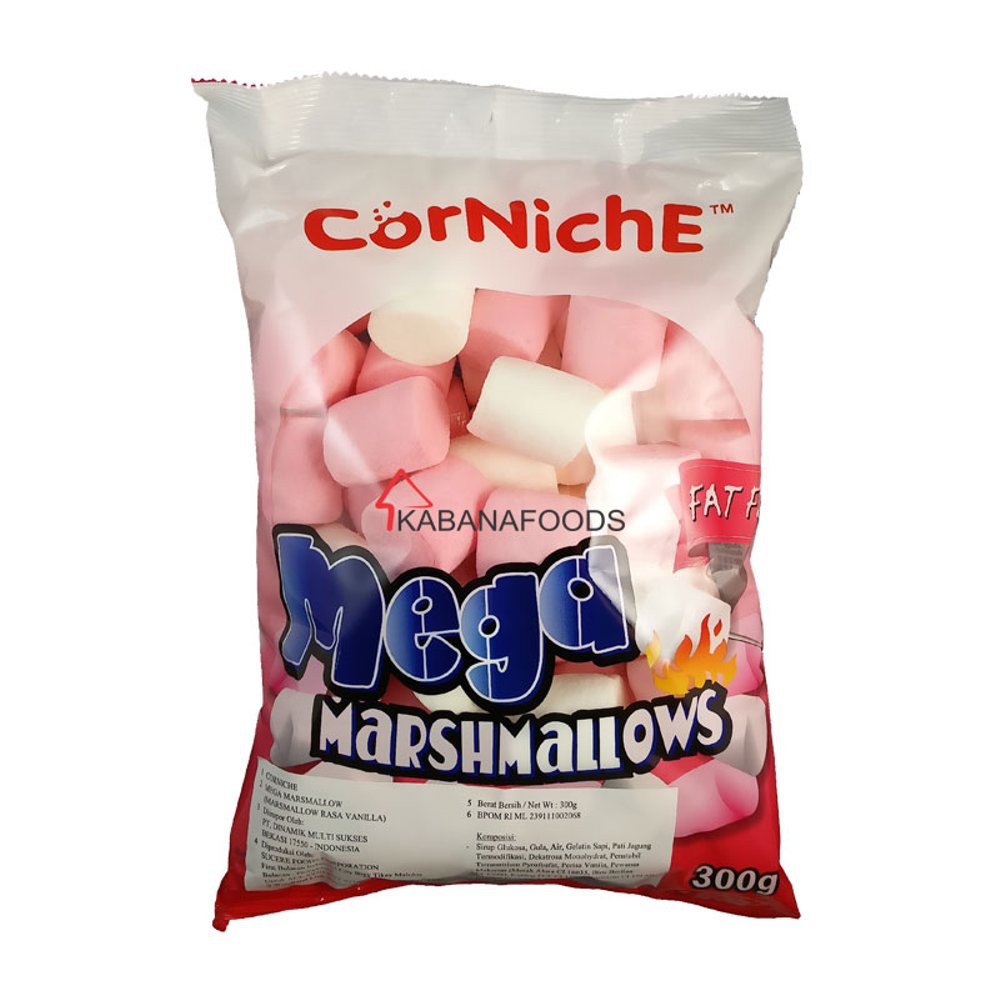 

Langsung Order Permen Jelly Kenyal Corniche Mega Marshmallow [SALE]off40%