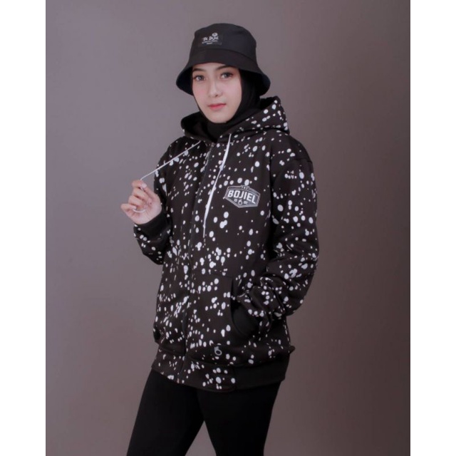 Jaket Sweater Zipper Full Print The Bojiel Distro Quality