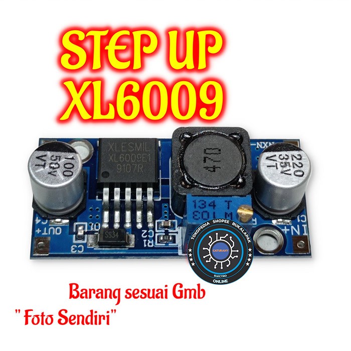Step up Kit dc to dc 4A xl6009 in 3 - 35V XL6009E1 XL 6009