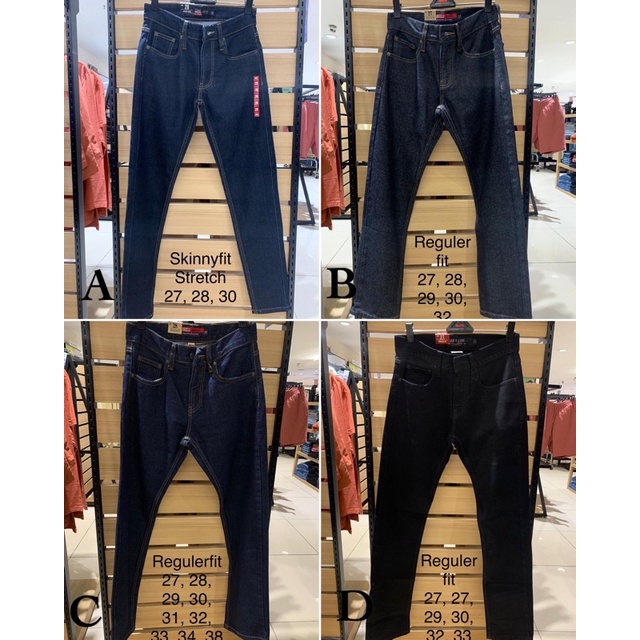 Celana jeans pria Brand Gab’s (27-33)