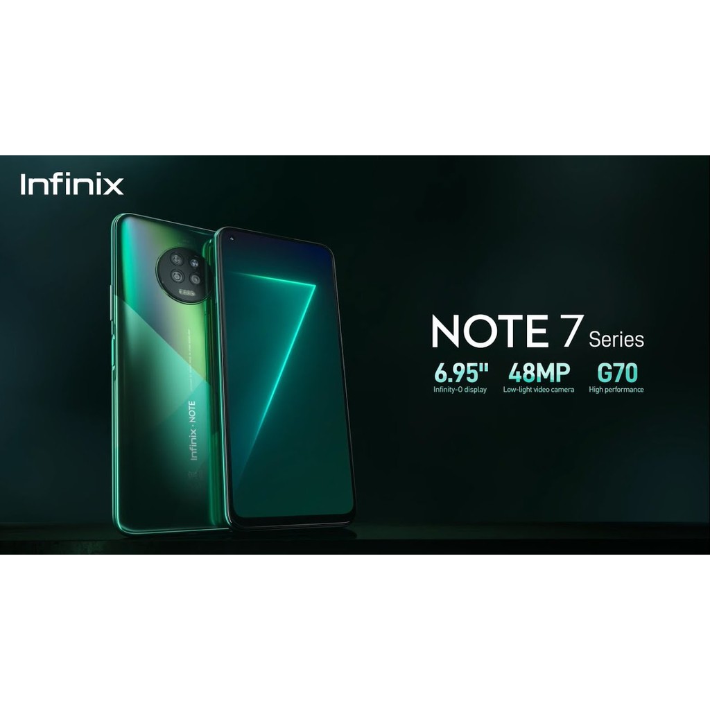 Infinix Note 7 6/128 RAM 6GB ROM 128GB GARANSI RESMI INFINIX