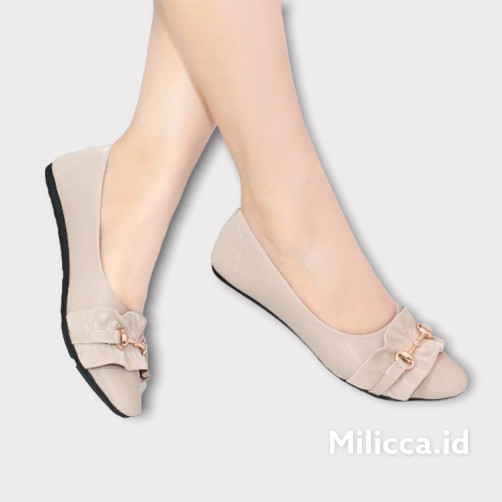 Milicca sepatu flat shoes wanita valsina