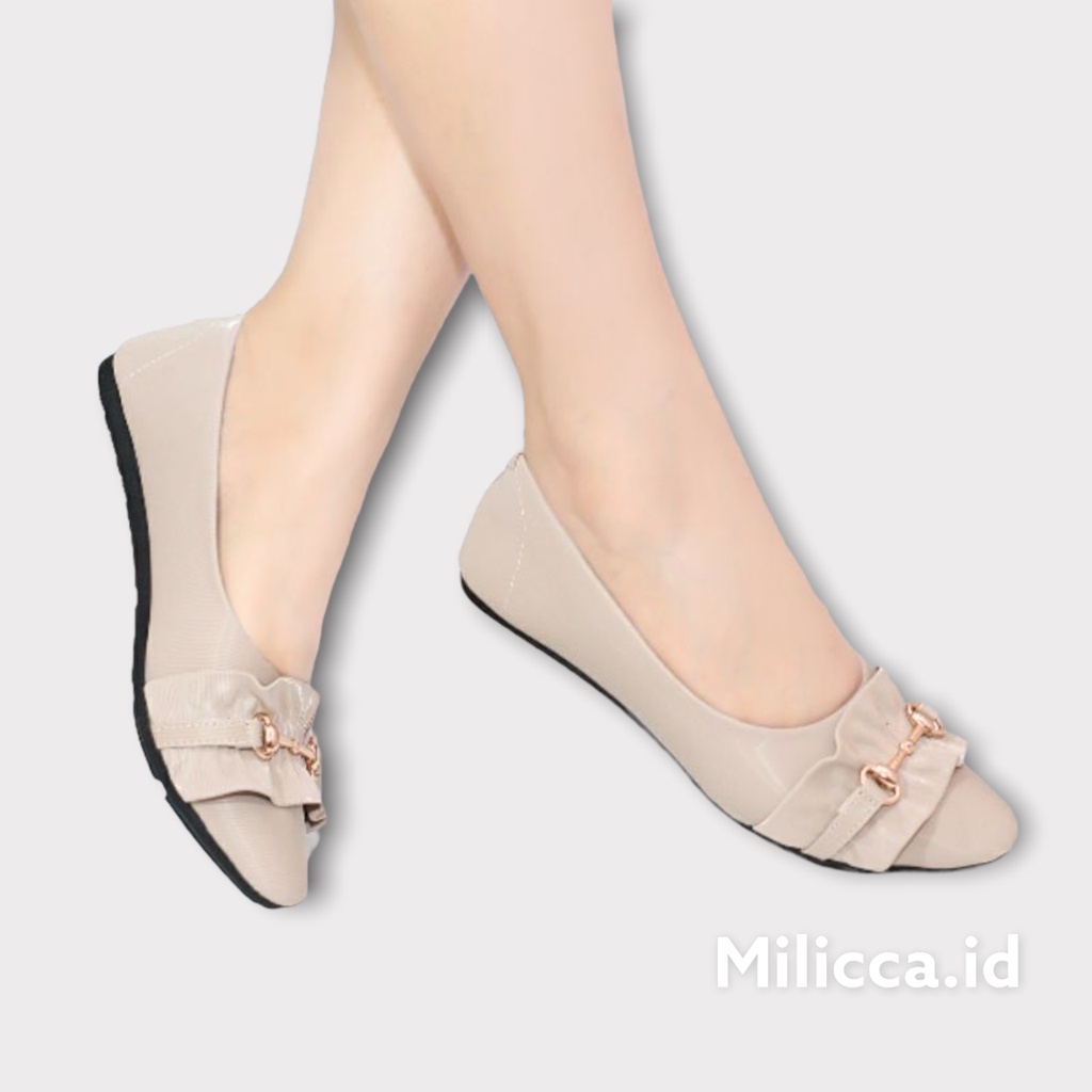 Milicca sepatu flat shoes wanita valsina