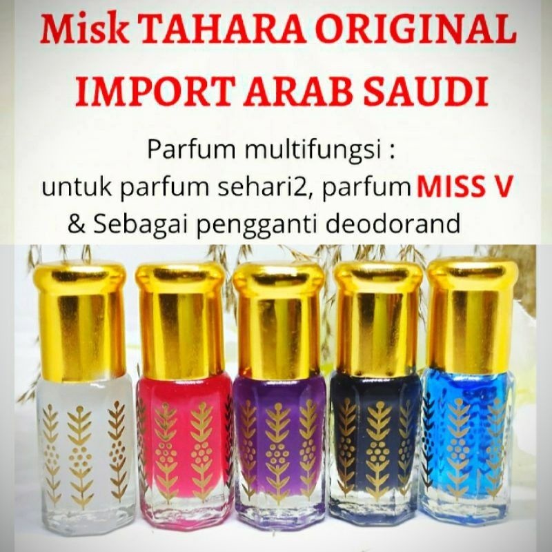 Misk Tharaharah Original Misk Thaharah | Parfum Miss V musk al thaharah 3ml Parfum wanita