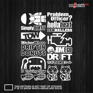 Stiker Mobil Cutting Lucu Keren Unik Jdm Japan Suzuki Toyota Honda