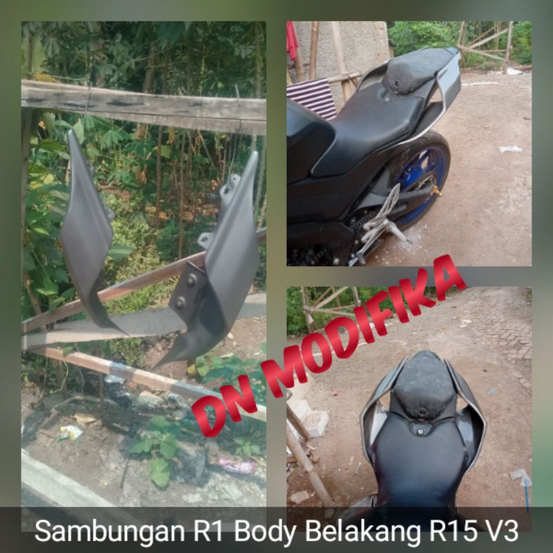 COVER BODI BELAKANG R15 V3 v4 Body belakang R15v3 VVA model R1