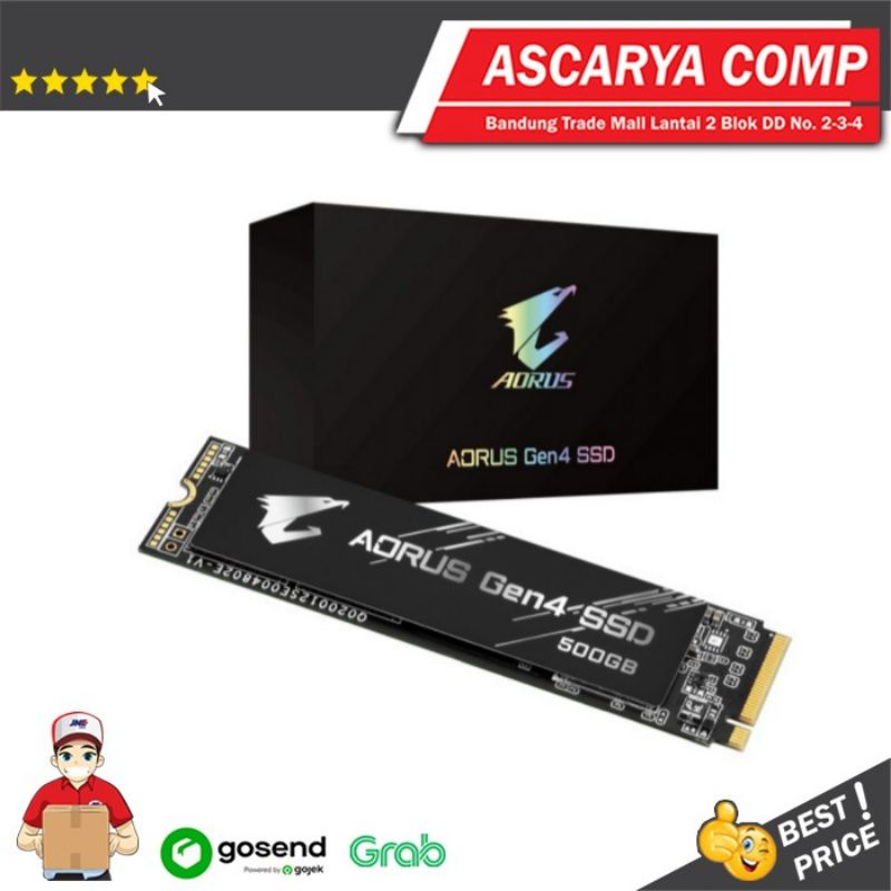 GIGABYTE SSD NVMe Gen4x4 500GB NO HS M.2 2280