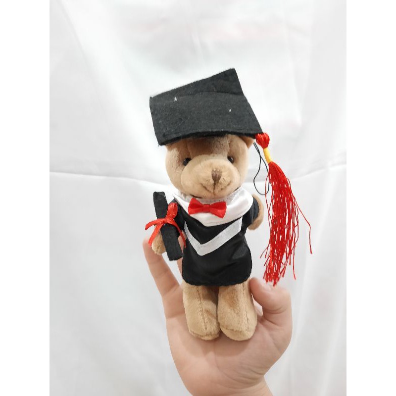 Boneka Beruang Wisuda mini gantungan teddy bear sarjana toga