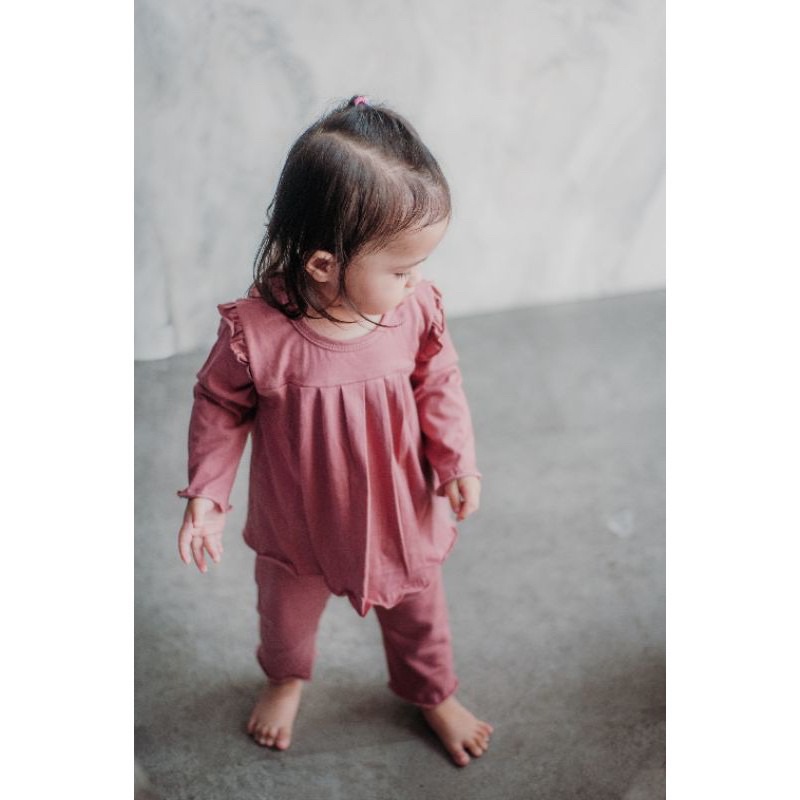 LITTLE DYRA Clera Pajama Set - Baju Tidur Anak Setelan