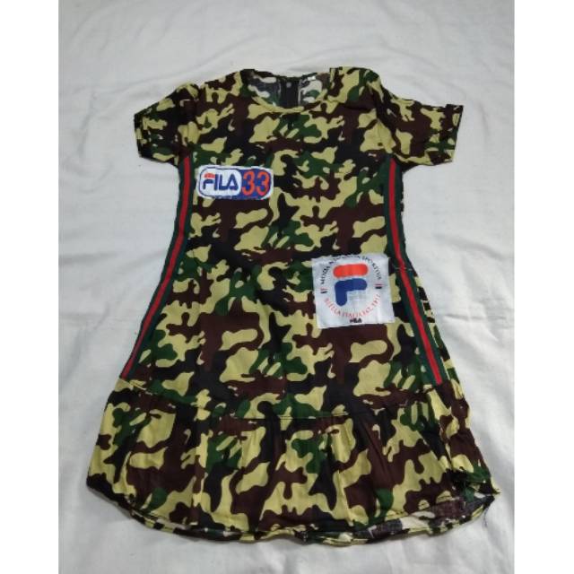 Baju anak wanita army