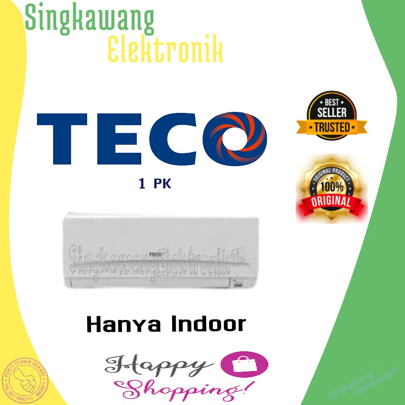 AC INDOOR BARU TECO 1 PK UNIT ONLY