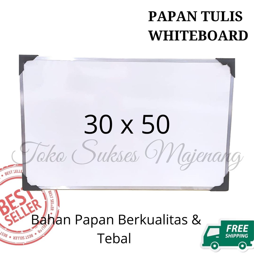 

PAPAN TULIS PUTIH 30X 50 FREE BUBLE WRAP/ WHITE BOARD 30x50 / WHITEBOARD / PAPAN TULIS PUTIH / PAPAN TULIS WHITEBOARD