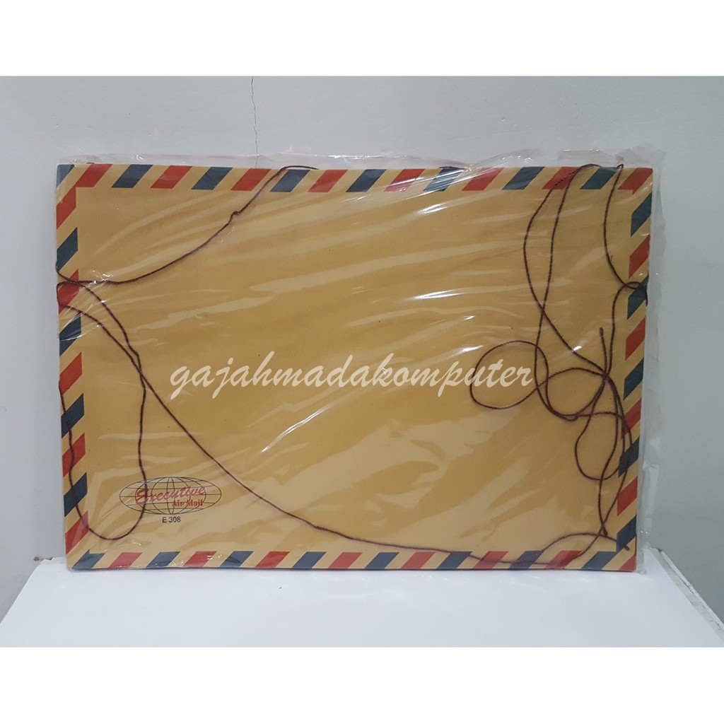 

Amplop Tali Coklat Airmail Executive 308 isi 10 pcs ukuran 19,5 x 28 cm