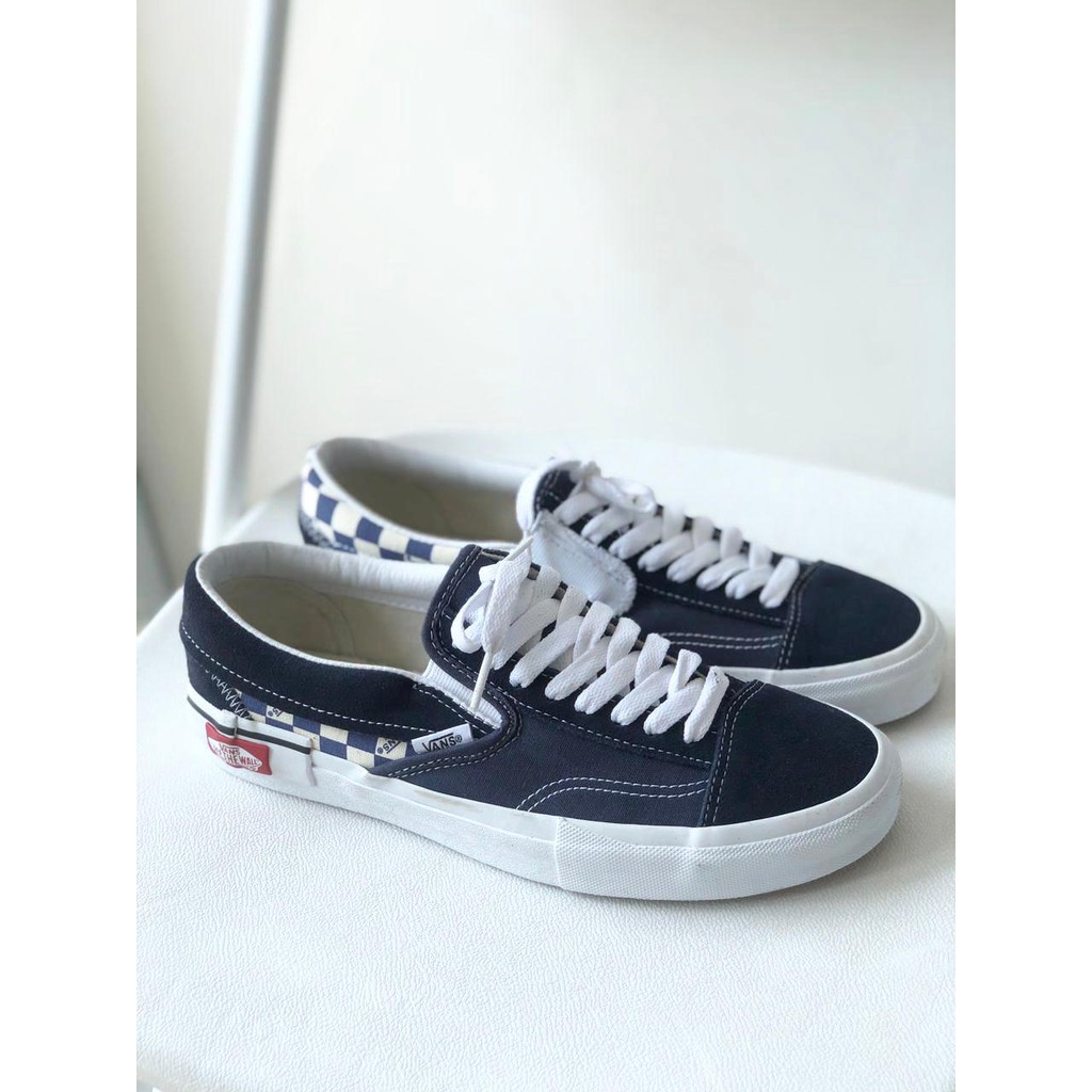 Vans Slipon Cut And Paste Navy / White