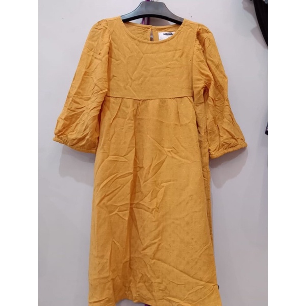 Dress lengan panjang anak cewek old navy