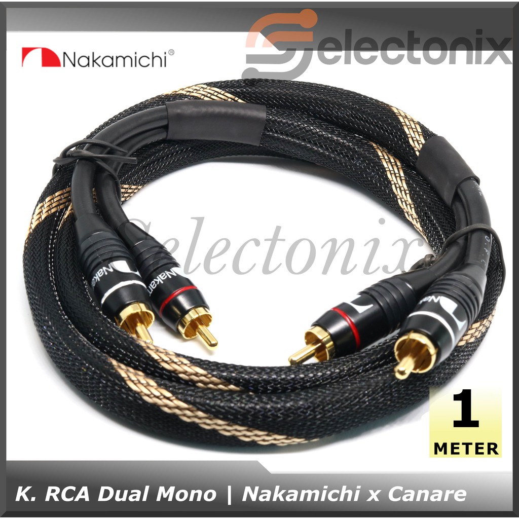 Kabel Audio RCA Nakamichi Dual Mono [1m]