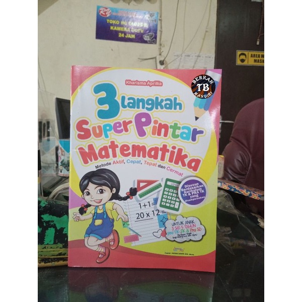 Buku 3 Langkah Super Pintar Matematika (21×29cm)