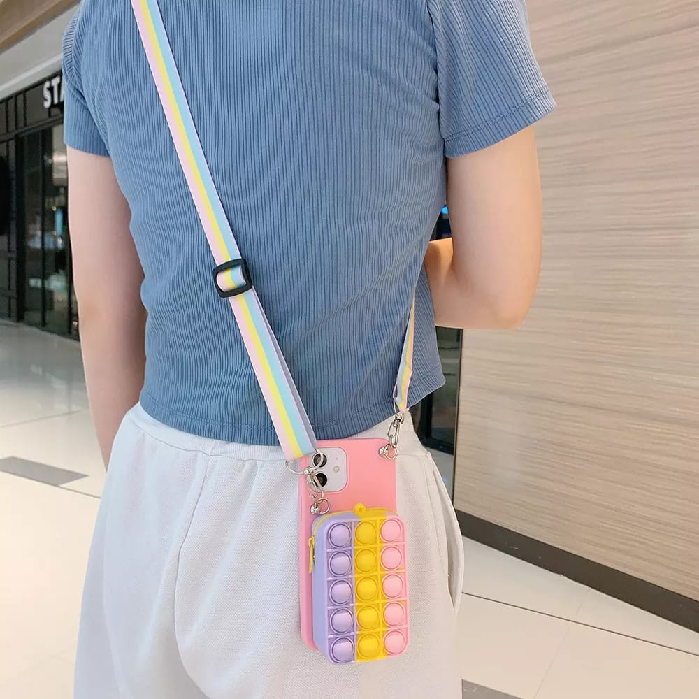 HOKKITERUS21⭐⭐⭐⭐⭐ TAS CASING HP POP IT selempang case hp pop it dompet pop it case pop it VIVO 91 93 95 Y50 Y30 Y12 Y15 Y17 Y51 Y31 Y91 Y5S Y71 Y81 Y20 Y20I Y20S Y12S Y55 V21 V15 V9