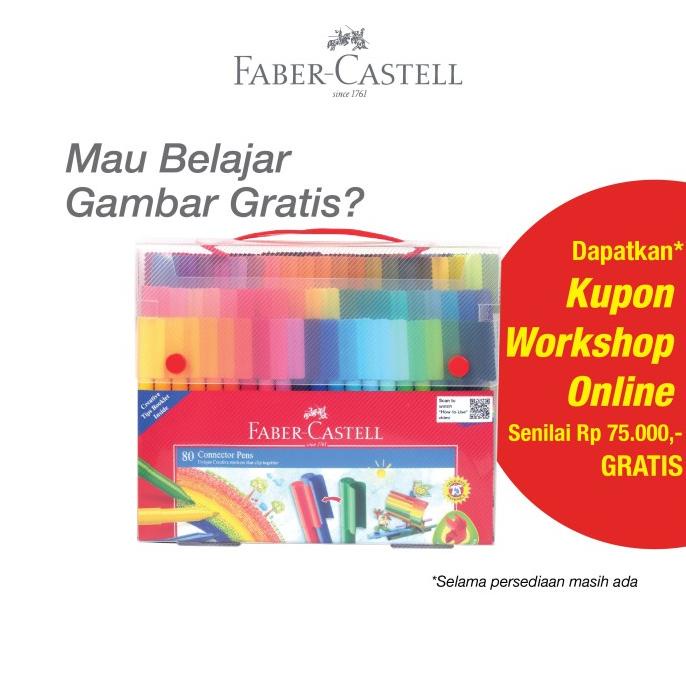 

PERALATAN MENGGAMBAR FABER-CASTELL CONNECTOR PEN 80 PERALATAN LUKIS