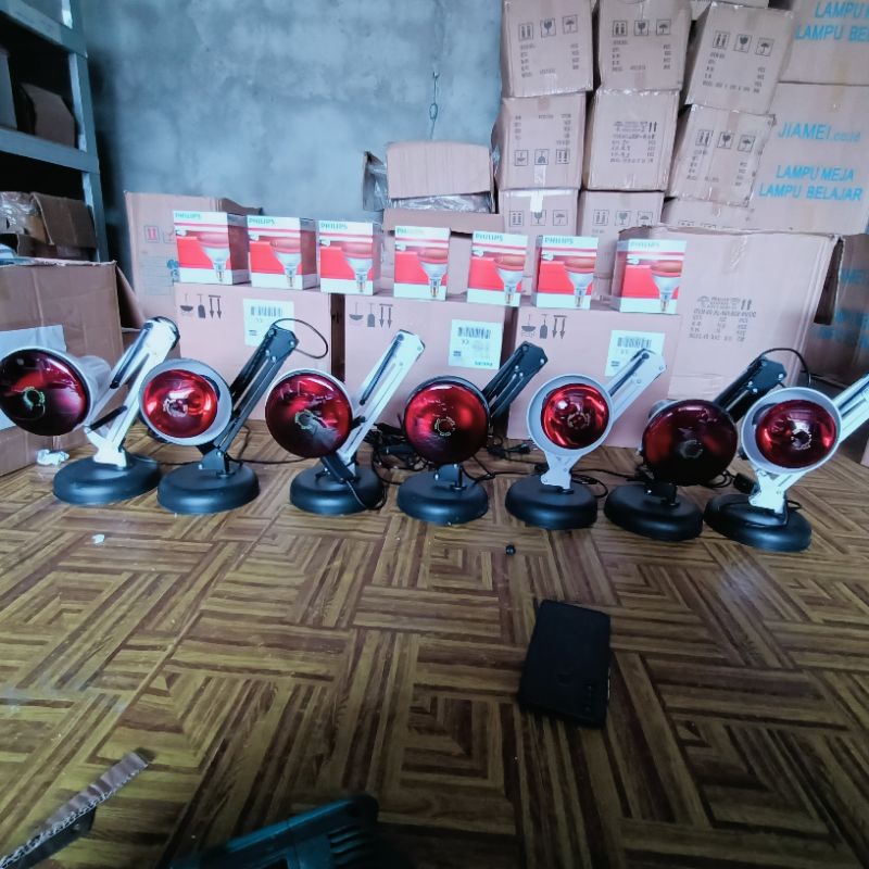 (ORI PHILIPS) LAMPU TERAPI INFRARED PHILLIPS INFRA RED SINAR INFRAMERAH FISIOTERAPI