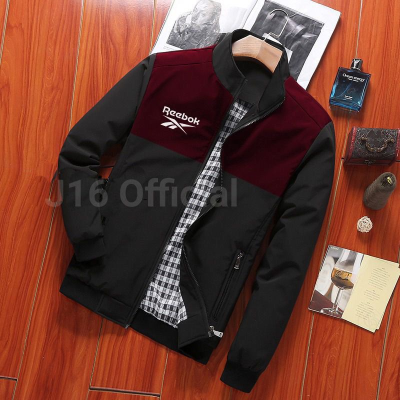 Jaket Harrington Pria Baby Canvas OUTDOOR INDOOR Premium Kombinasi