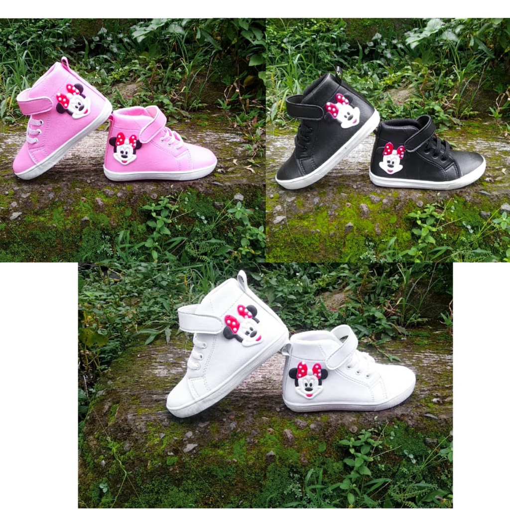 Sepatu Anak Perempuan Terbaru Boots Mickey_Sz 21-35