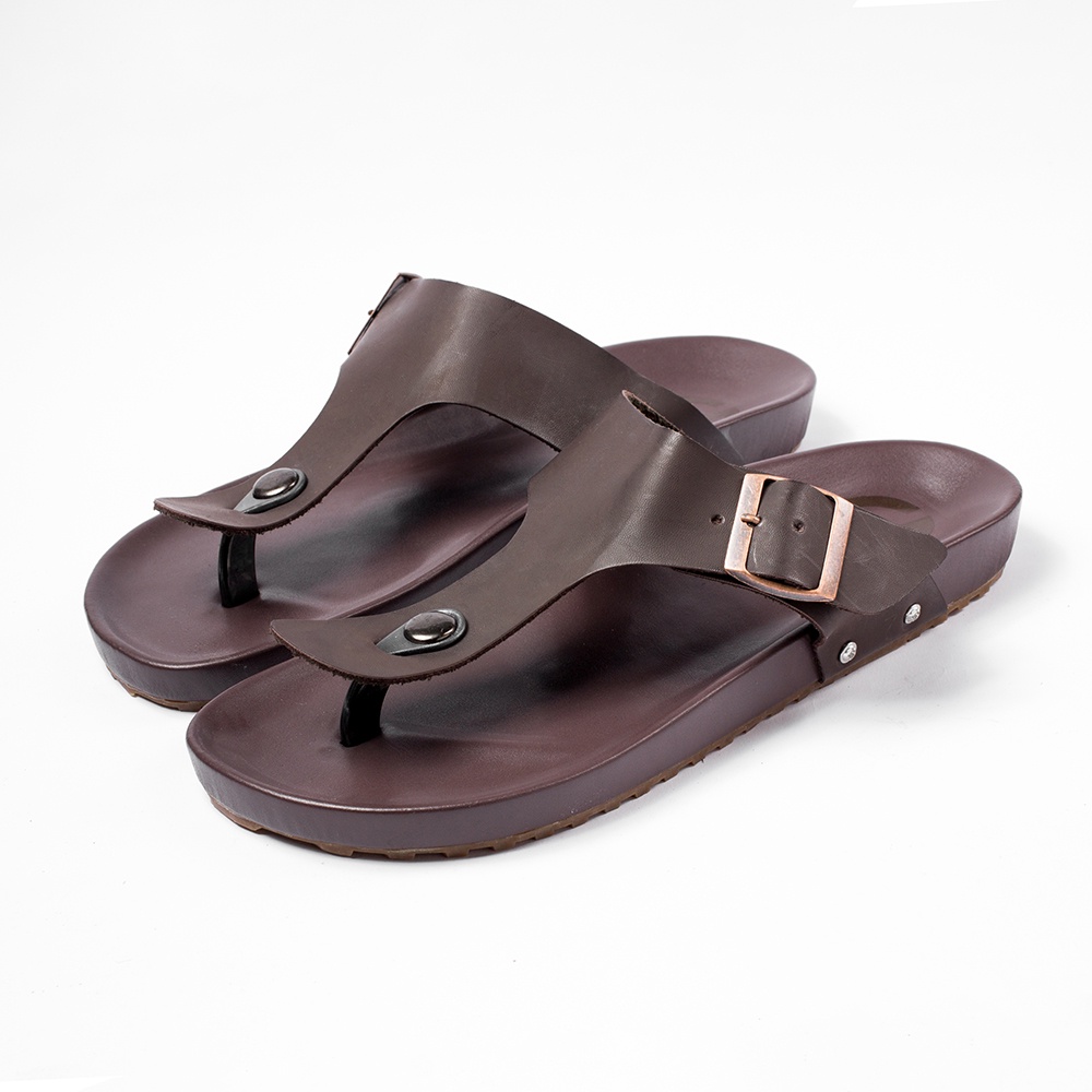 SANDFORD BROWN |ManNeedMe x FLAZHBACK| Sandal Pria Cowok Sendal Jepit Casual ORIGINAL