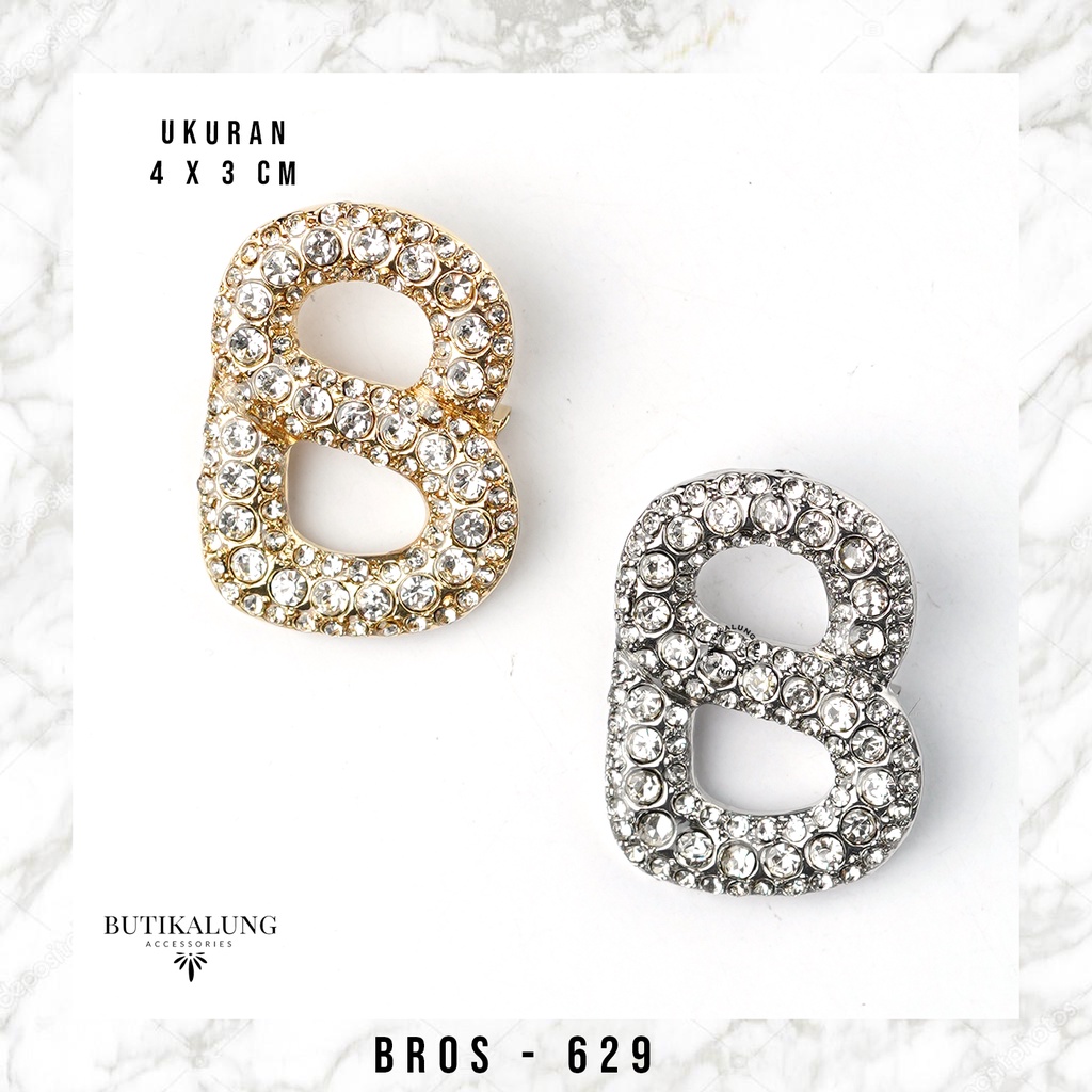 Bros Hijab Bross Peniti Brooch Jilbab Aksesoris Fashion Wanita Perhiasan Muslim BUTIKALUNG 629