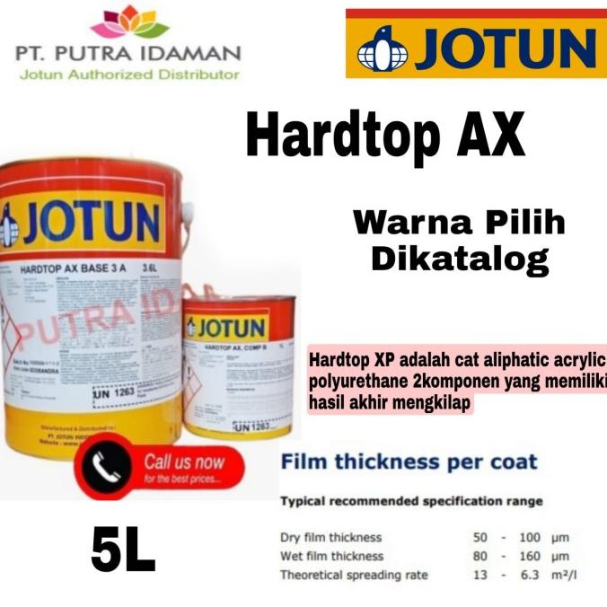 JOTUN CAT KAPAL / HARDTOP AX 5 LITER / 2 KOMPONEN / CAT JOTUN MARINE Termurah