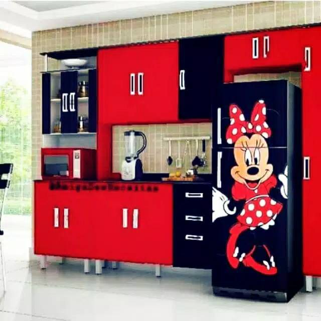 Sticker kulkas 2 pintu termurah