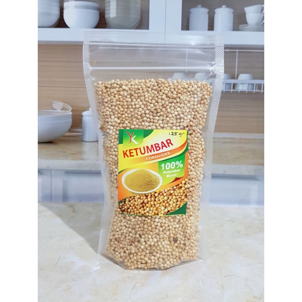 

ketumbar masak butiran 125gr/asli premium/coriander granules