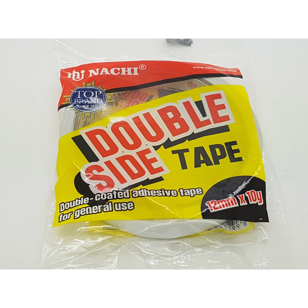 Double Tape Nachi 1/2 Inch ( 12mm x 10 yard ) / isolasi / lakban