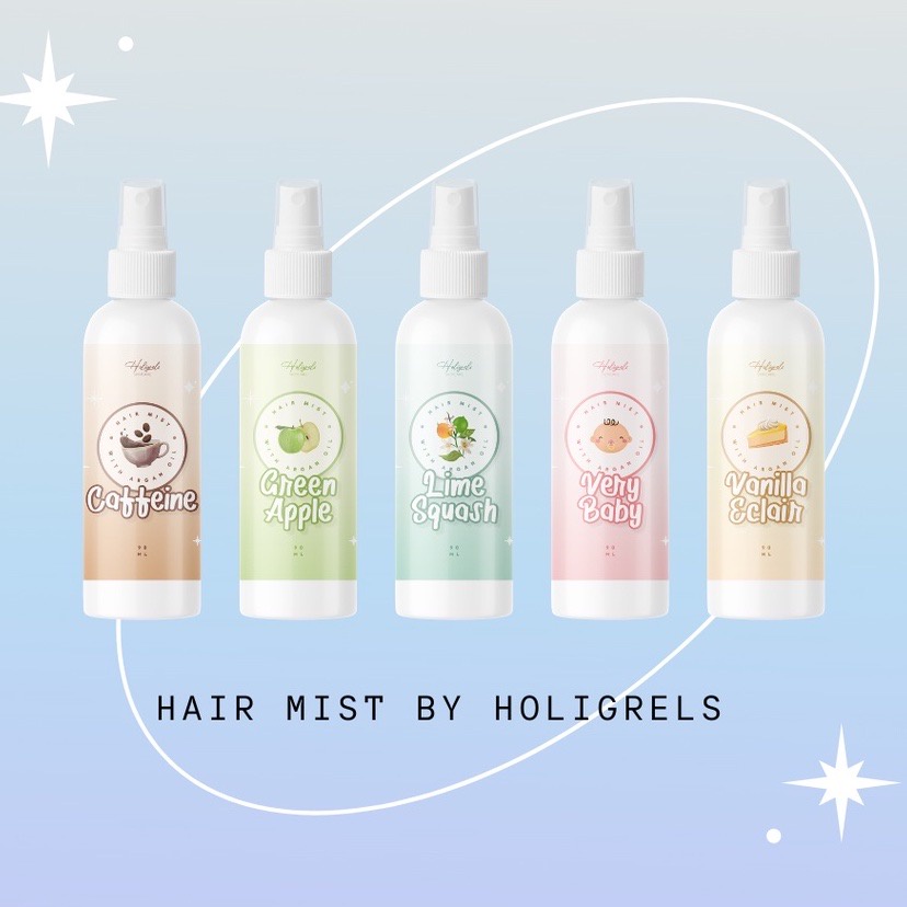 Hair Mist Tonic / Hair Parfume By HOLIGRELS - Parfum Rambut Tonik Holigrelskincare | MASKER ORGANIK PETAL OCHINI