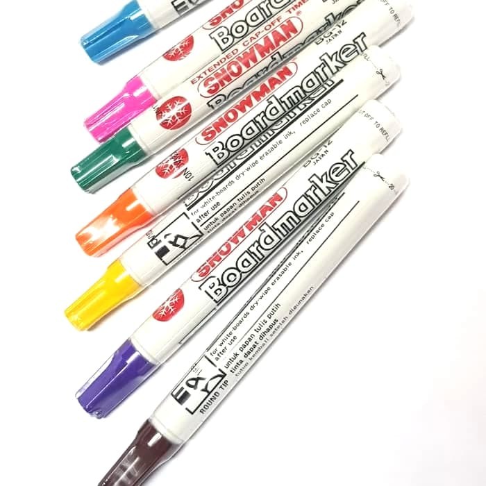 

Spidol White Board Snowman Warna Bisa Campur / Spidol Papan Tulis