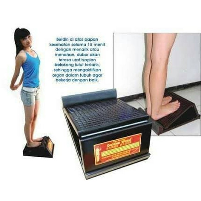 Papan kesehatan Golden Wood