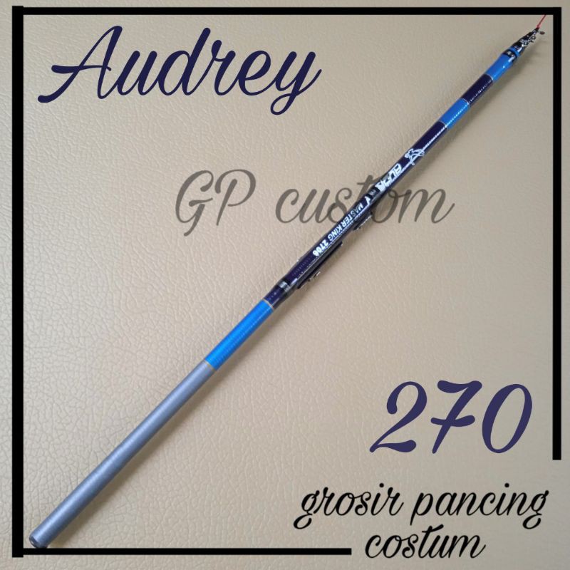 Joran Tegek Murah Audrey Fiber Uk 270 Cm Set Kolong Cod
