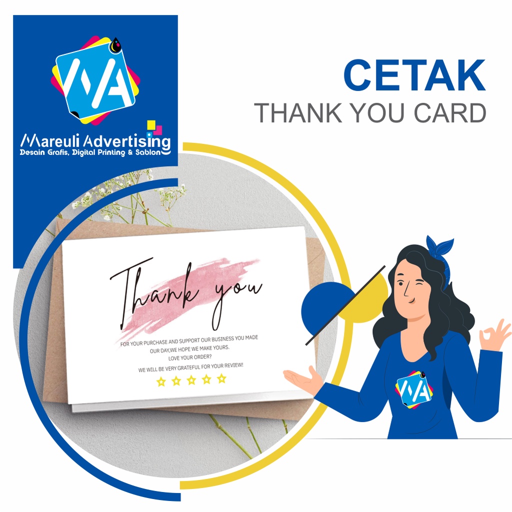 

Cetak Thank You Card Murah