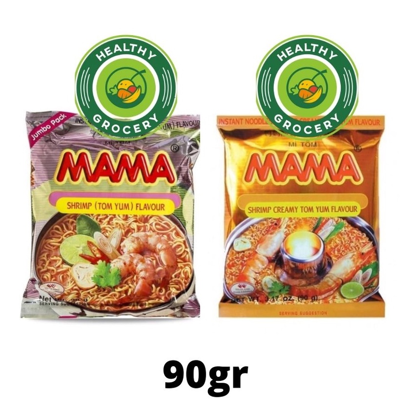 

Mama Shrimp Creamy Tom Yum Flavour 90gr / Mie Instan Rasa Udang