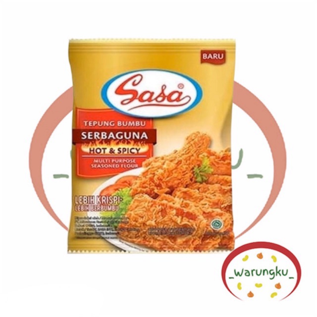 Tepung Bumbu Serbaguna Crispy Sasa 75g SPICY HOT