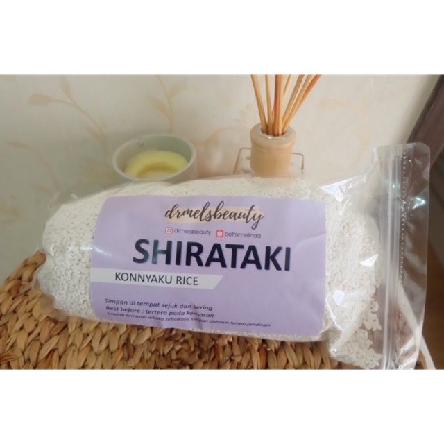 

SHIRATAKI KONNYAKU RICE / BERAS RENDAH KALORI