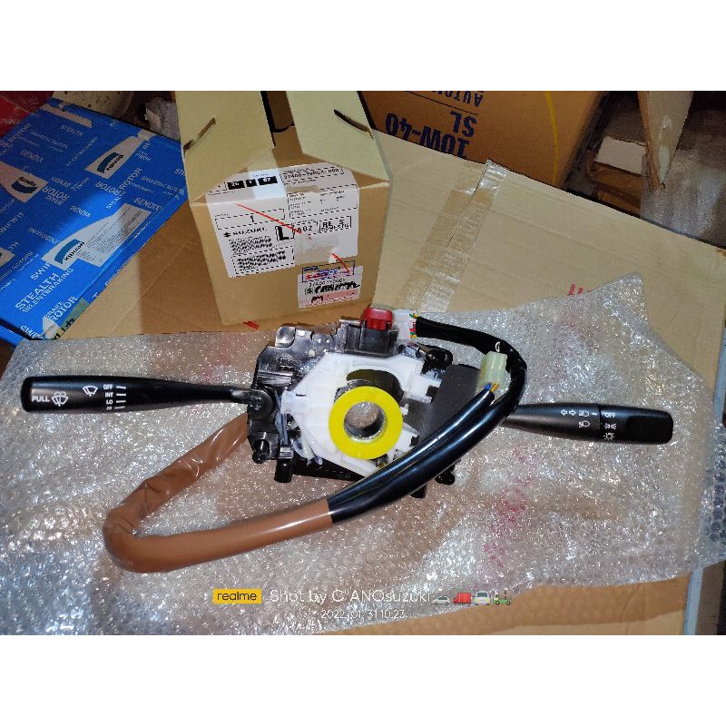 swict assy combinasion swict saklar lampu sein wiper Suzuki karimun kotak orisinil sgp Japan
