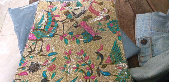 Batik Couple Notoarto Batik Ipnu-ippnu Kemeja Pria Sogan Lawasan Manuk Kembar Katun Cap Solo Baru