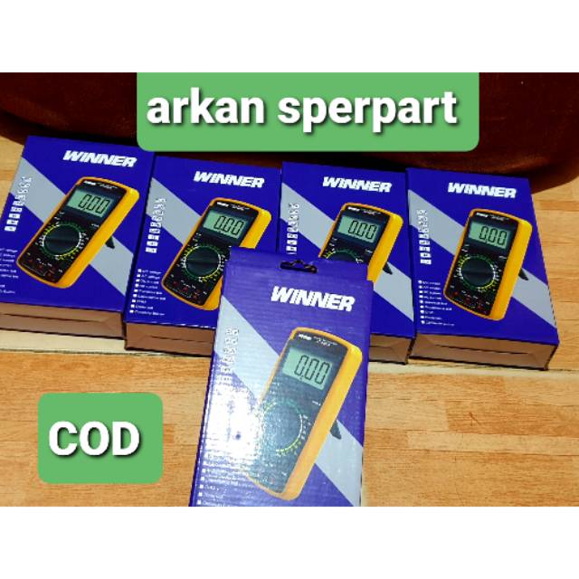 AVO METER/MULTITESTER DIGITAL WINNER DT 905A LAYAR BESAR TERBAIK DI KELASNYA(DAPAT BATRE)