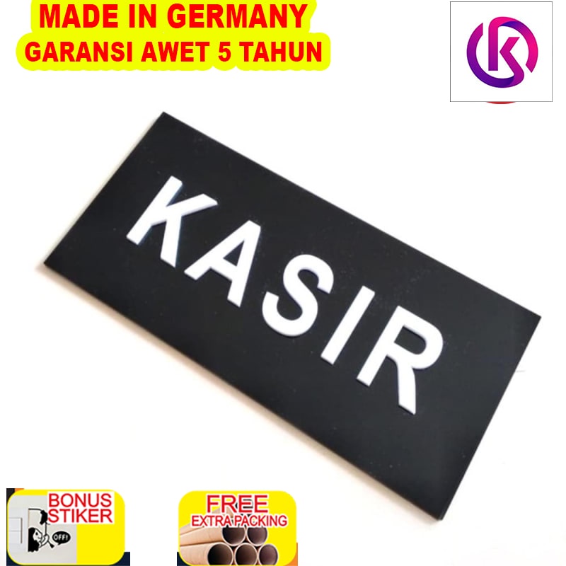 

Promo Sign Board Kasir Acrylic 20x95cm | Sign Board Kasir | Akrilik