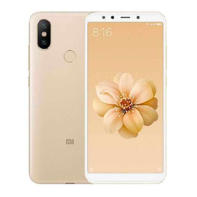 Xiaomi miA2 4/64 gb gold garansi resmi tam